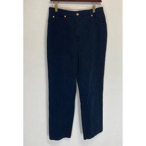 St. John sport blue career-wear straight leg pant 10